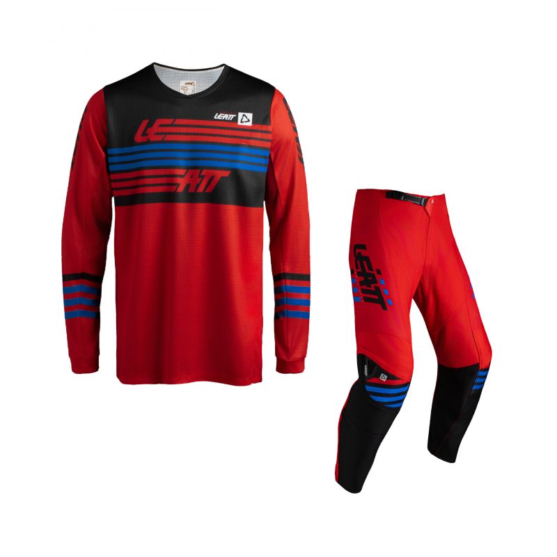 Strój Offroadowy Bluza I Spodnie Junior Leatt Mini Kit 3.5 Stripes Red