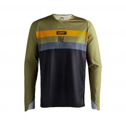 Bluza Offroadowa Leatt Moto 4.5 Enduro Stripe Khaki Brown