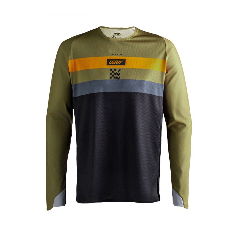 Bluza Offroadowa Leatt Moto 4.5 Enduro Stripe Khaki Brown