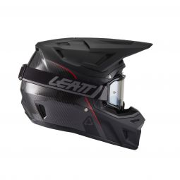 Kask Motocyklowy Z Goglami Leatt Kit Moto 9.5 Carbon Fim