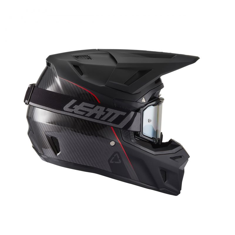 Kask Motocyklowy Z Goglami Leatt Kit Moto 9.5 Carbon Fim