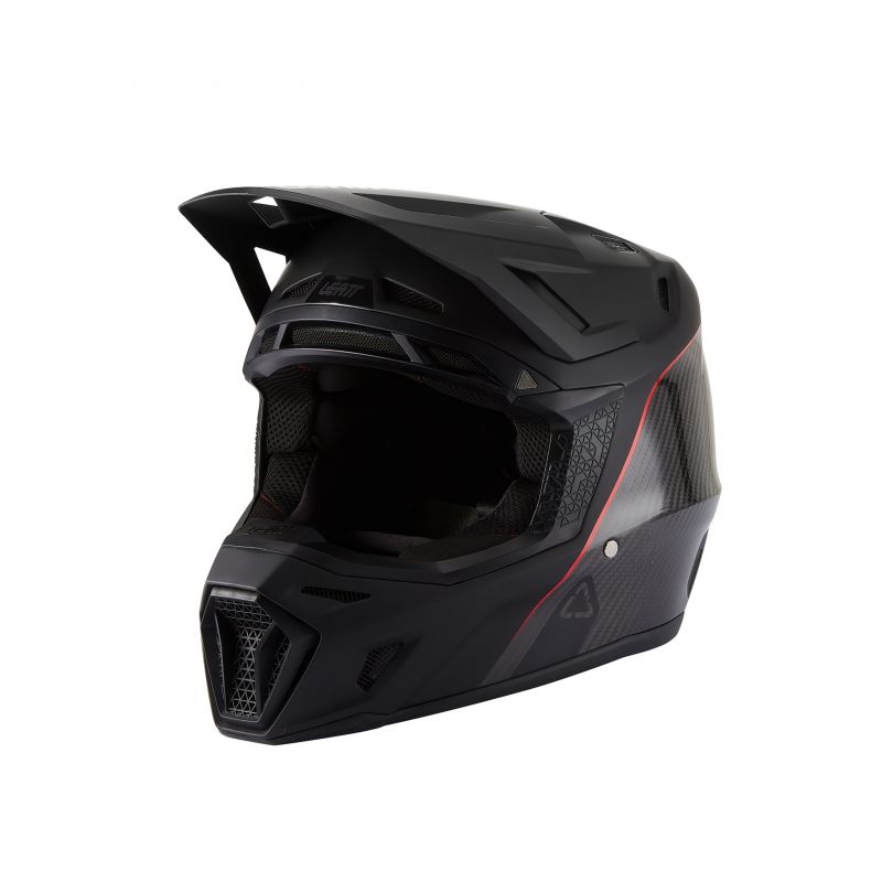 Kask Motocyklowy Z Goglami Leatt Kit Moto 9.5 Carbon Fim