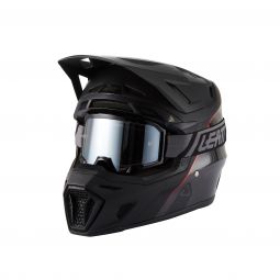 Kask Motocyklowy Z Goglami Leatt Kit Moto 9.5 Carbon Fim