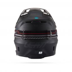 Kask Motocyklowy Z Goglami Leatt Kit Moto 7.5 Cardo Stealth Black