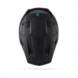Kask Motocyklowy Z Goglami Leatt Kit Moto 7.5 Cardo Stealth Black