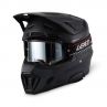 Kask Motocyklowy Z Goglami Leatt Kit Moto 7.5 Cardo Stealth Black