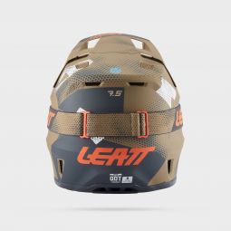 Kask Motocyklowy Z Goglami Leatt Kit Moto 7.5 Camo Khaki Brown