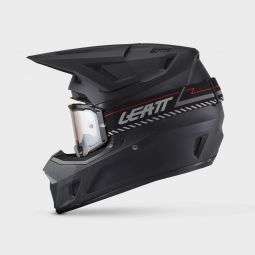 Kask Motocyklowy Z Goglami Leatt Kit Moto 7.5 Stealth Black