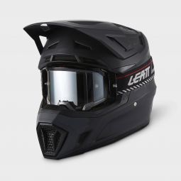Kask Motocyklowy Z Goglami Leatt Kit Moto 7.5 Stealth Black