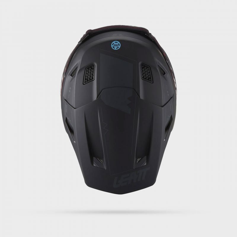 Kask Motocyklowy Z Goglami Leatt Kit Moto 7.5 Stealth Black