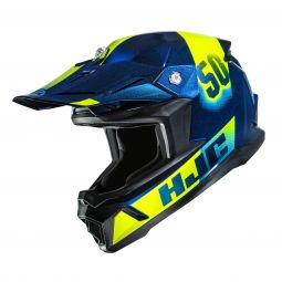 Kask Motocyklowy Junior Hjc Y50 Dash Blue Yellow