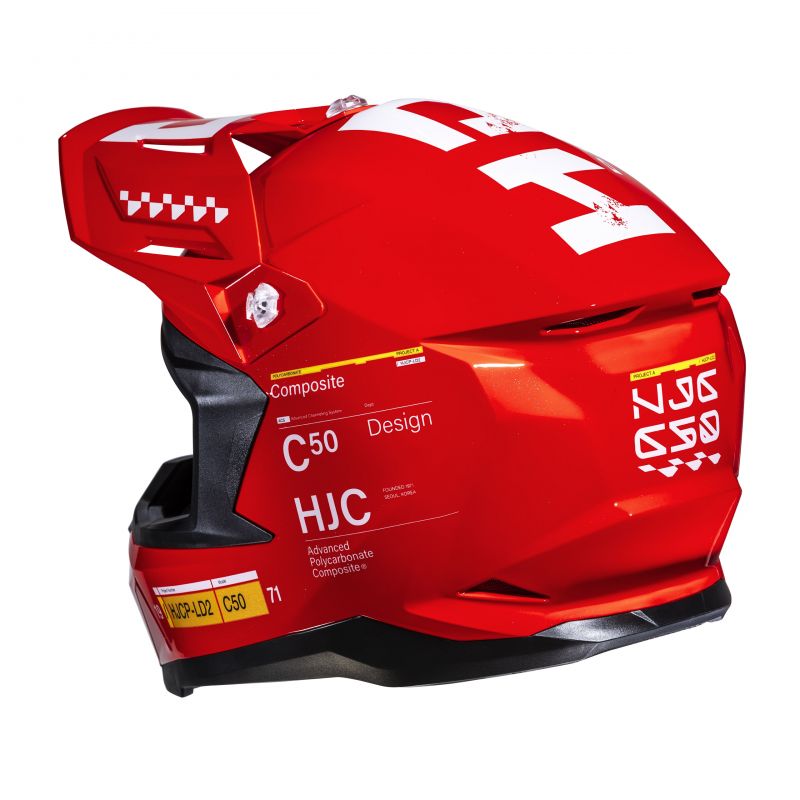Kask Motocyklowy Hjc C50 Tagg Red