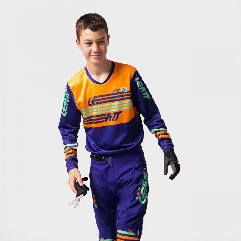 Strój Offroadowy Bluza I Spodnie Junior Leatt Mini Kit 3.5 Tiger Pink