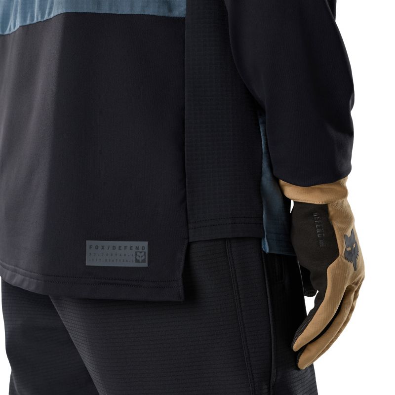 Koszulka Rowerowa Z Długim Rękawem Fox Defend Thermal Deep Cobalt