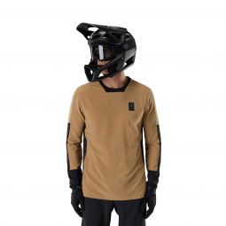 Koszulka Rowerowa Z Długim Rękawem Fox Defend Thermal Brown Sugar