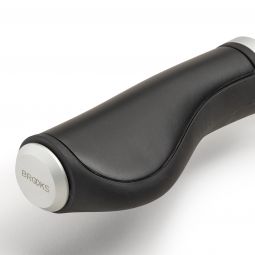 Grips Brooks Ergonomic Rubber Grip 130/130 Black