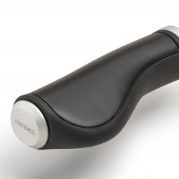 Grips Brooks Ergonomic Rubber Grip 130/100 Black