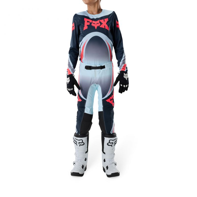 Spodnie Motocyklowe Junior Fox Flexair Arc Ice Blue