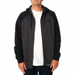 BLUZA FOX Z KAPTUREM NA ZAMEK LEGACY BLACK/CHARCOAL