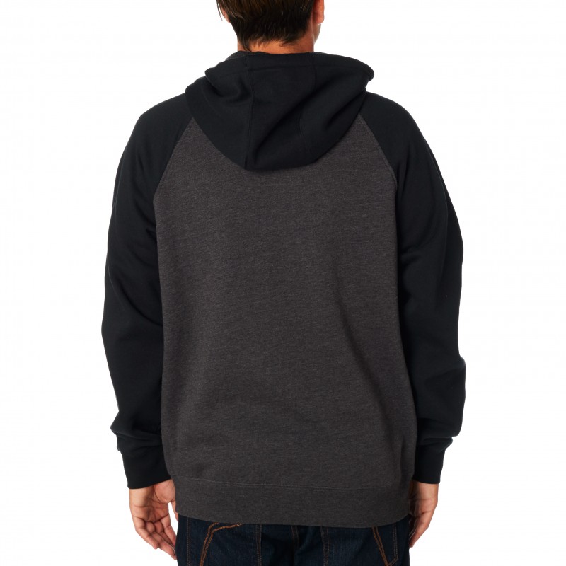 BLUZA FOX Z KAPTUREM NA ZAMEK LEGACY BLACK/CHARCOAL