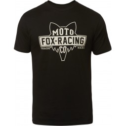 T-SHIRT FOX FLAT HEAD PREMIUM BLACK/GREY