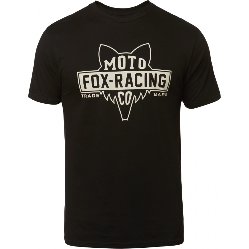 T-SHIRT FOX FLAT HEAD PREMIUM BLACK/GREY