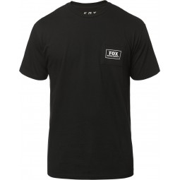 T-SHIRT FOX HEATER POCKET BLACK