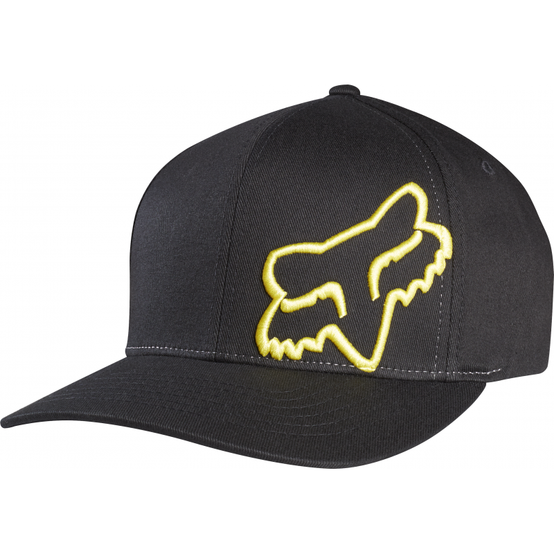 Czapka z Daszkiem Fox Flex 45 Black/Yellow