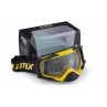 Gogle iMX Racing Dust Yellow/Black Matt z Szybą Dark Smoke + Clear (2 szyby w zestawie)