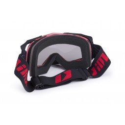 Gogle iMX Racing Dust Graphic Red/Black Matt z Szybą Dark Smoke + Clear (2 szyby w zestawie)