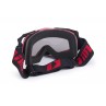 Gogle iMX Racing Dust Graphic Red/Black Matt z Szybą Dark Smoke + Clear (2 szyby w zestawie)