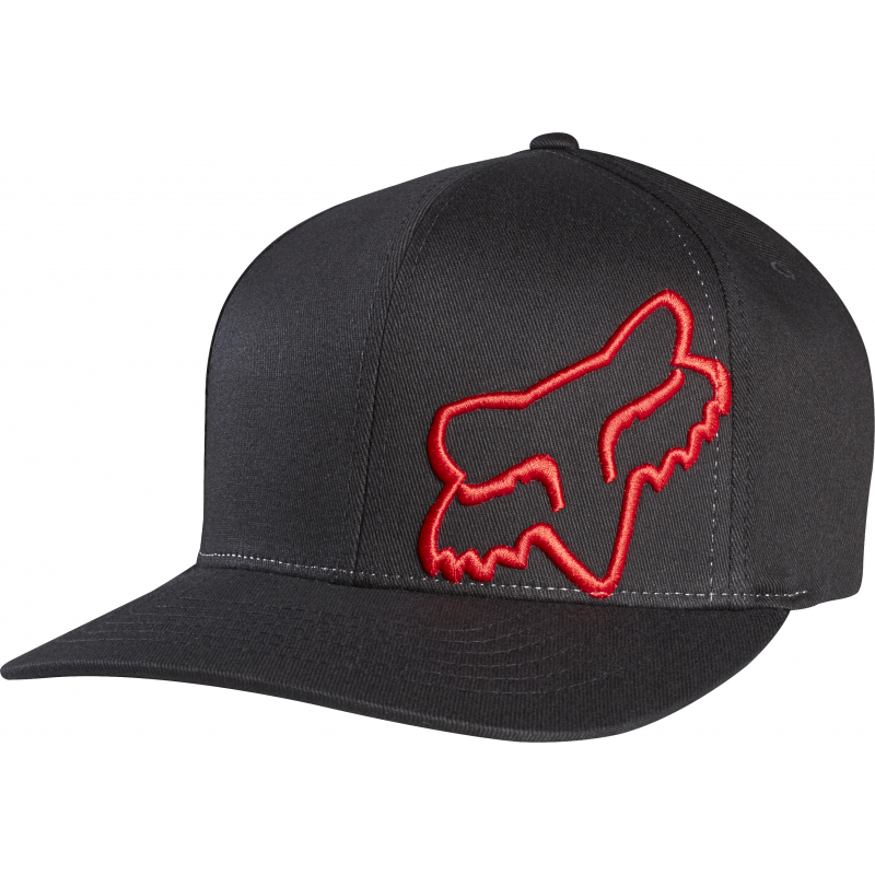 Czapka z Daszkiem Fox Flex 45 Black/Red