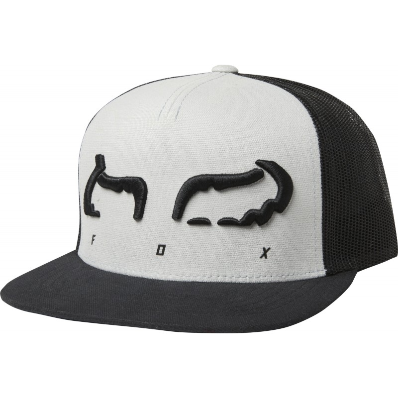 CZAPKA Z DASZKIEM FOX STRAP SNAPBACK STEEL GREY