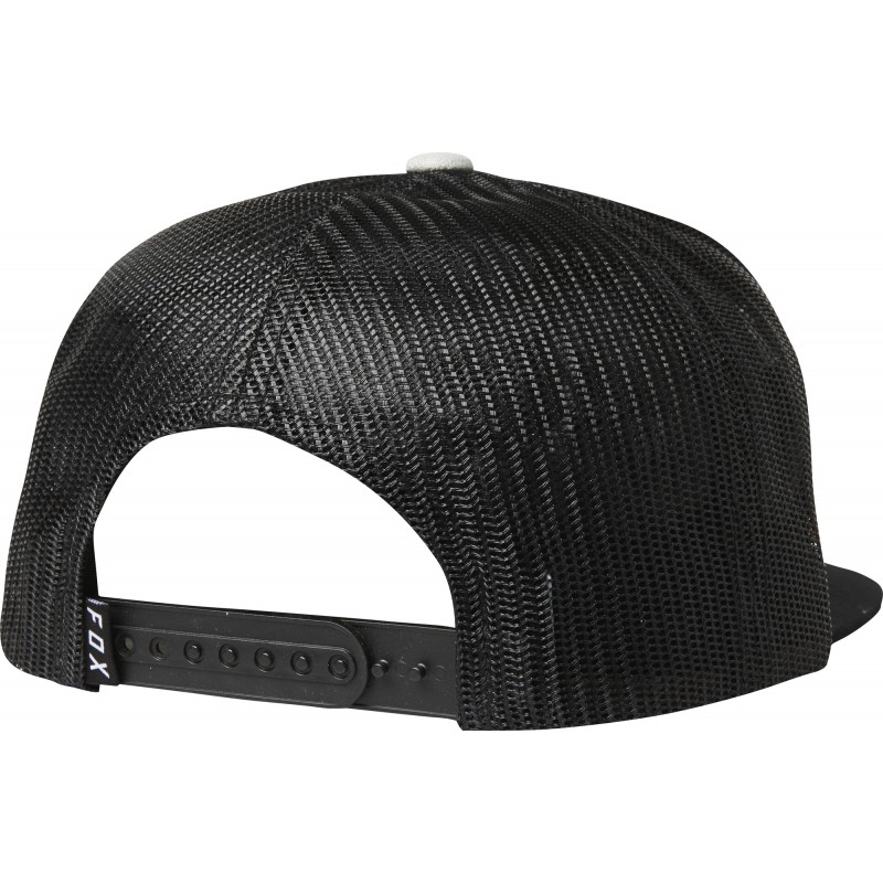 CZAPKA Z DASZKIEM FOX STRAP SNAPBACK STEEL GREY