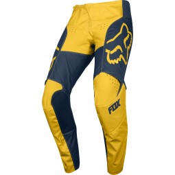 SPODNIE FOX 180 PRZM NAVY/YELLOW