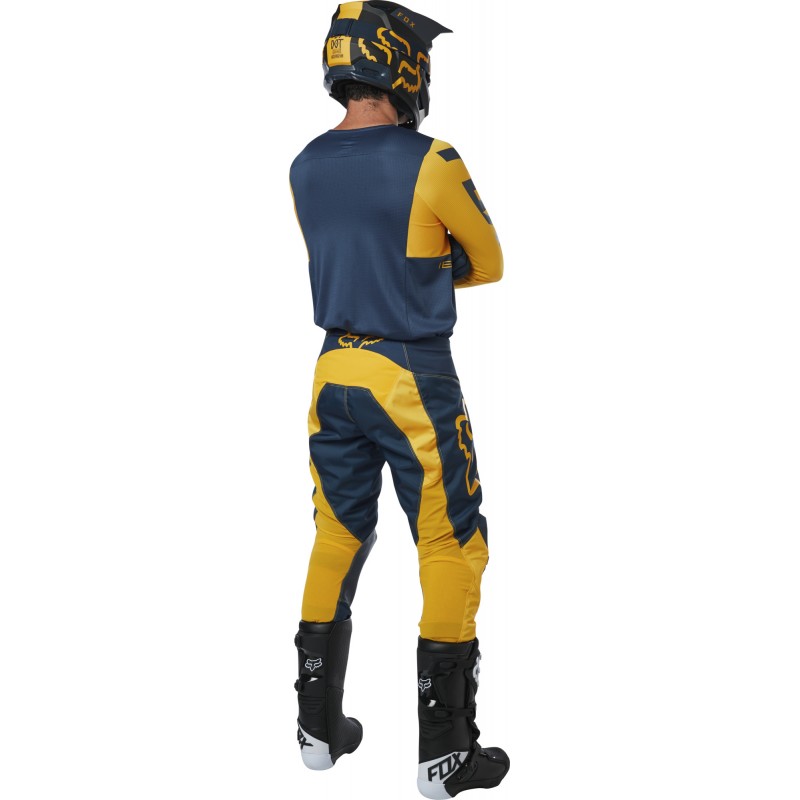 SPODNIE FOX 180 PRZM NAVY/YELLOW