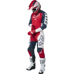 SPODNIE FOX 180 PRZM NAVY/RED