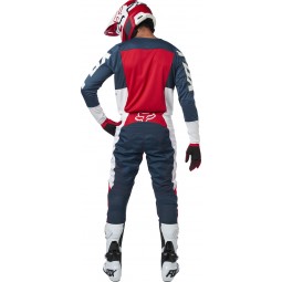 SPODNIE FOX 180 PRZM NAVY/RED