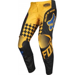 SPODNIE FOX 180 CZAR BLACK/YELLOW