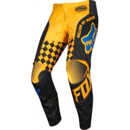 SPODNIE FOX JUNIOR 180 CZAR BLACK/YELLOW