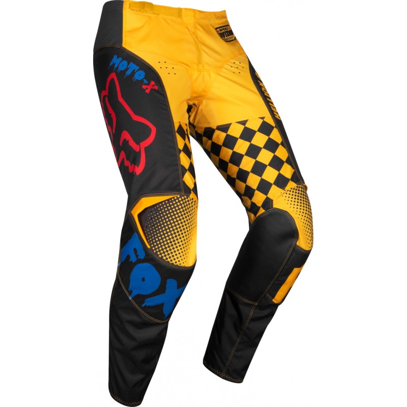 SPODNIE FOX JUNIOR 180 CZAR BLACK/YELLOW
