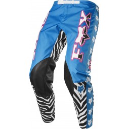 SPODNIE FOX 360 RETRO ZEBRA CYAN