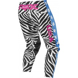 SPODNIE FOX 360 RETRO ZEBRA CYAN