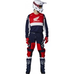 SPODNIE FOX 180 HONDA NAVY/RED