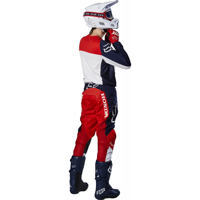 SPODNIE FOX 180 HONDA NAVY/RED