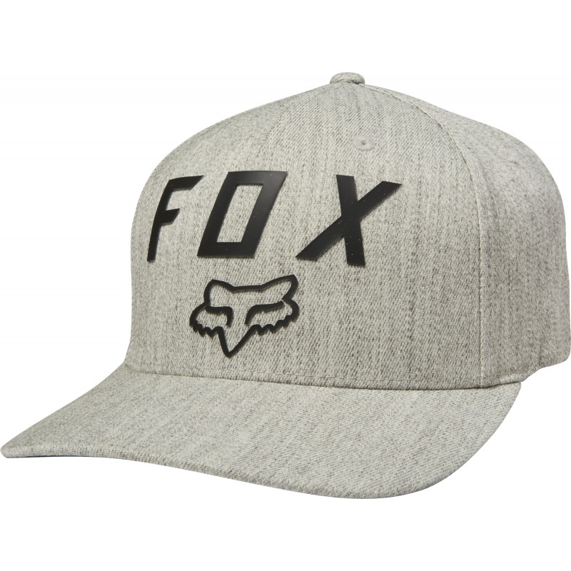 CZAPKA Z DASZKIEM FOX NUMBER 2 FLEXFIT LIGHT HEATHER GREY