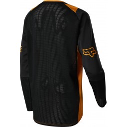 KOSZULKA ROWEROWA FOX JUNIOR Z DŁUGIM RĘKAWEM DEFEND ATOMIC ORANGE