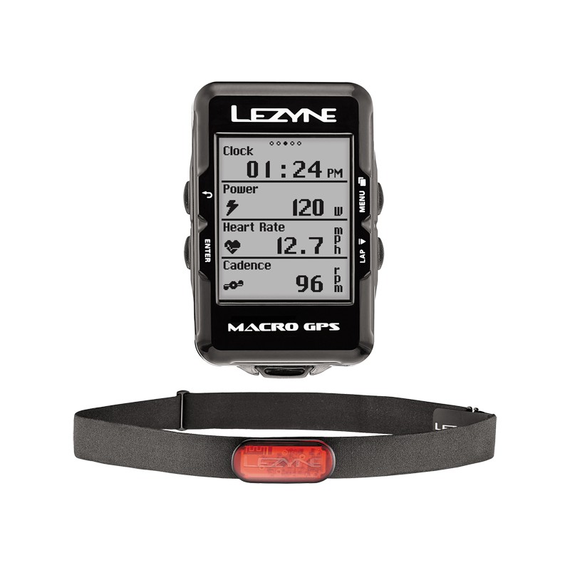 Licznik rowerowy LEZYNE Macro GPS HR Loaded (DWZ)