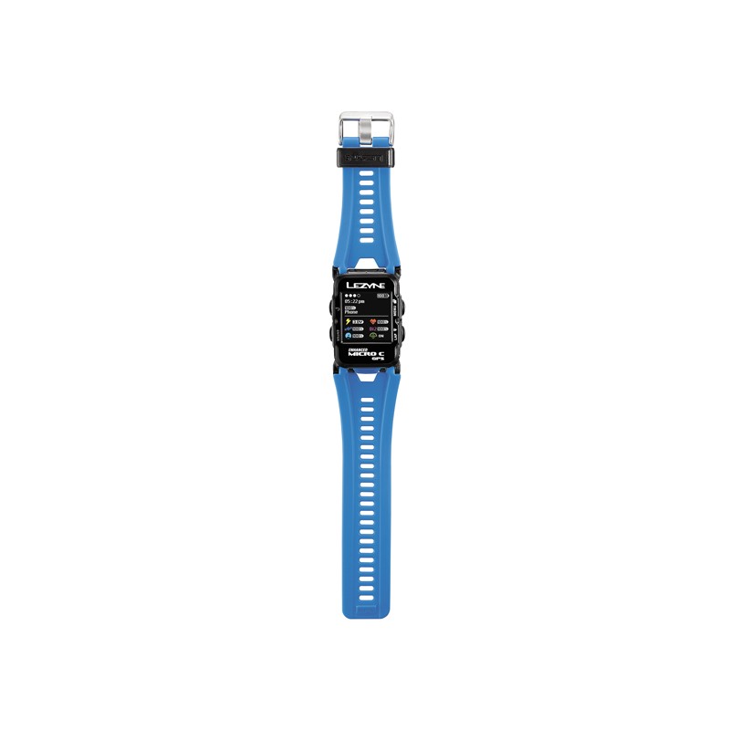 Licznik rowerowy LEZYNE MICRO C GPS WATCH COLOR HR, cyan (DWZ)