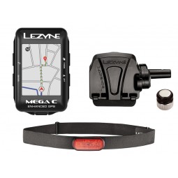 Licznik rowerowy LEZYNE MEGA C GPS HRSC Loaded (NEW)